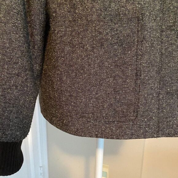 Jones New York Signature Black White Tweed Blazer SZ S - Picture 4 of 14